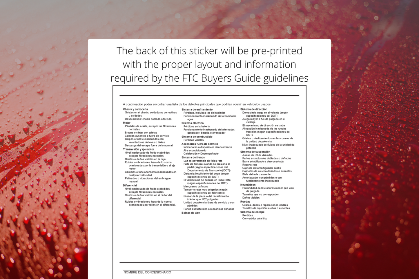 Buyer's Guide