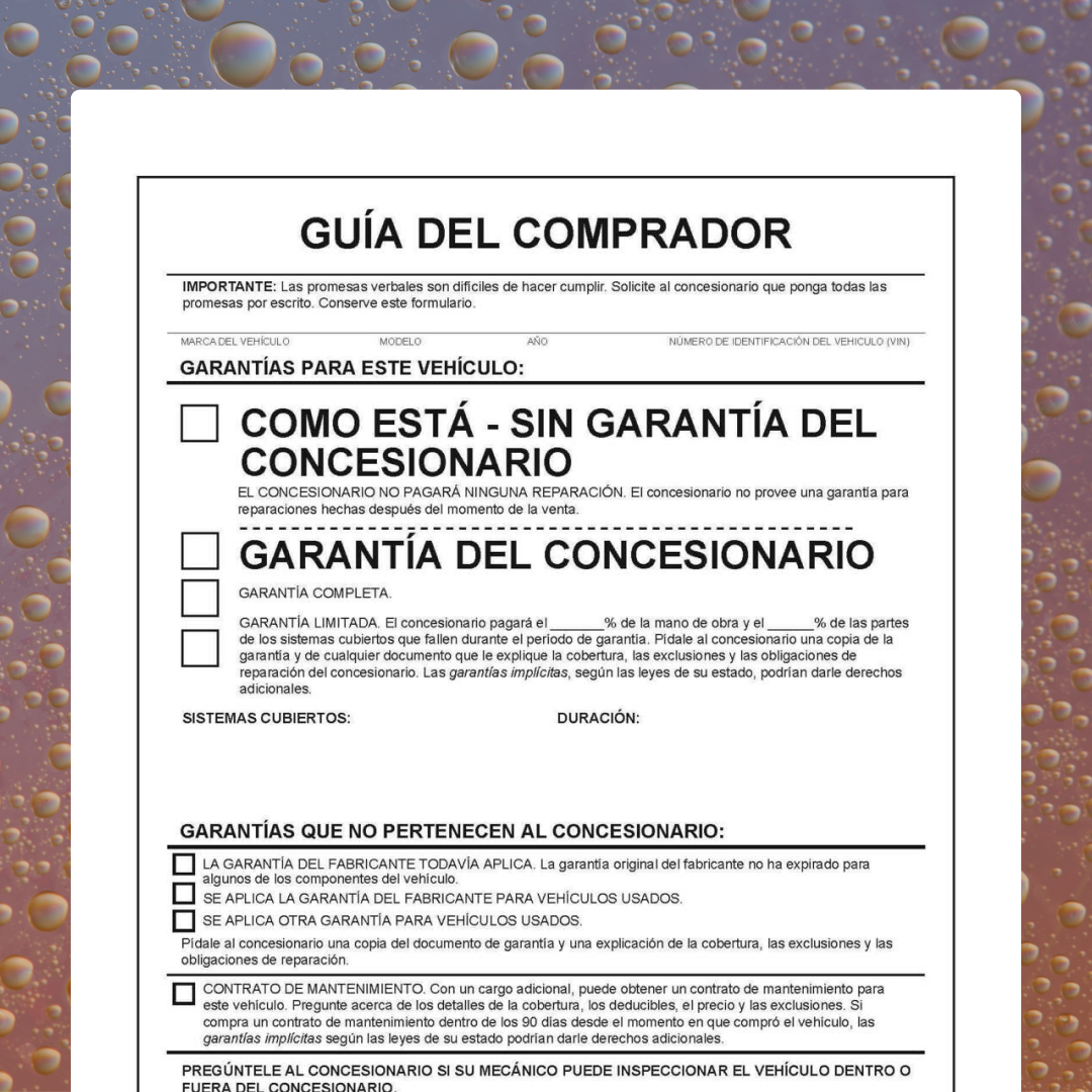 Spanish Buyer's Guide
